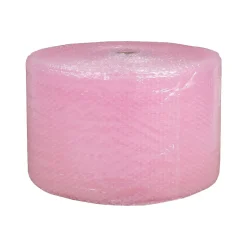 Unbranded 1/2" 48" x 250` Anti-Static Slit 24" Perfed 12" Large Bubble (2 rolls/bundle)* Bubble Rolls