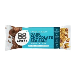 Snacks & Granola Bars<88 Acres Sweet 'N' Salty Gluten-Free Dark Chocolate/Sea Salt Seed and Oat Bar, 1.6 oz., 9 Bars/Box (310001)