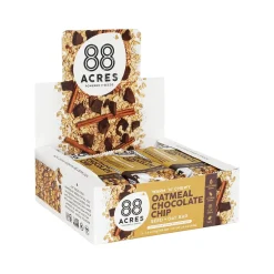 Snacks & Granola Bars<88 Acres Warm 'N' Chewy Gluten-Free Oatmeal/Chocolate Chip Seed and Oat Bar, 1.6 oz., 9 Bars/Box (315111)