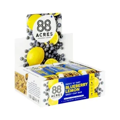 Snacks & Granola Bars<88 Acres Warm 'N' Chewy Gluten-Free Blueberry/Lemon Seed and Oat Bar, 1.6 oz., 9 Bars/Box (315104)