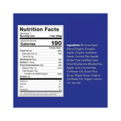 Snacks & Granola Bars<88 Acres Warm 'N' Chewy Gluten-Free Blueberry/Lemon Seed and Oat Bar, 1.6 oz., 9 Bars/Box (315104)