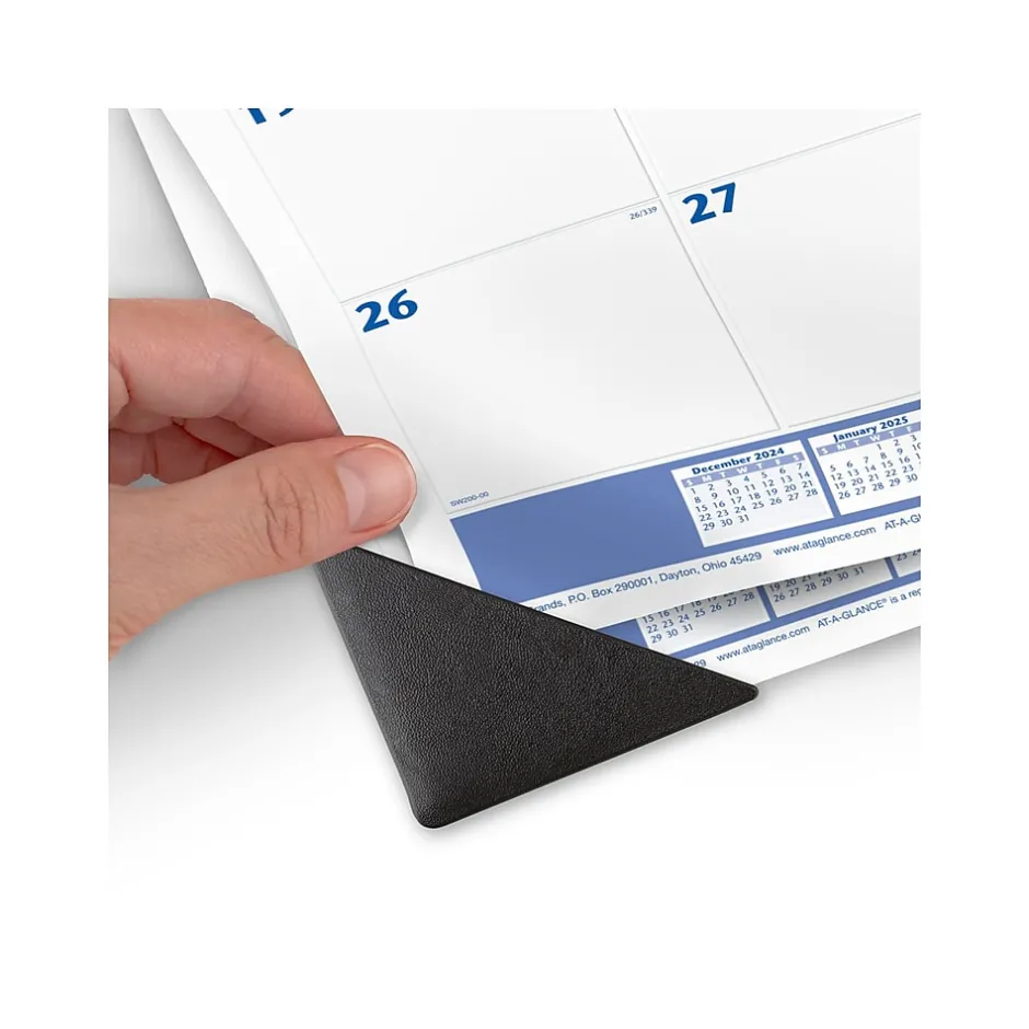 AT-A-GLANCE 2025 21.75" x 17" Monthly Desk Pad Calendar, White/Blue (SW200-00-25) Best