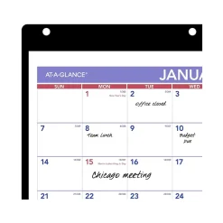 AT-A-GLANCE 2025 11" x 8" Monthly Wet-Erase Desk or Wall Calendar with Jacket, Multicolor (SK8-00-25) New