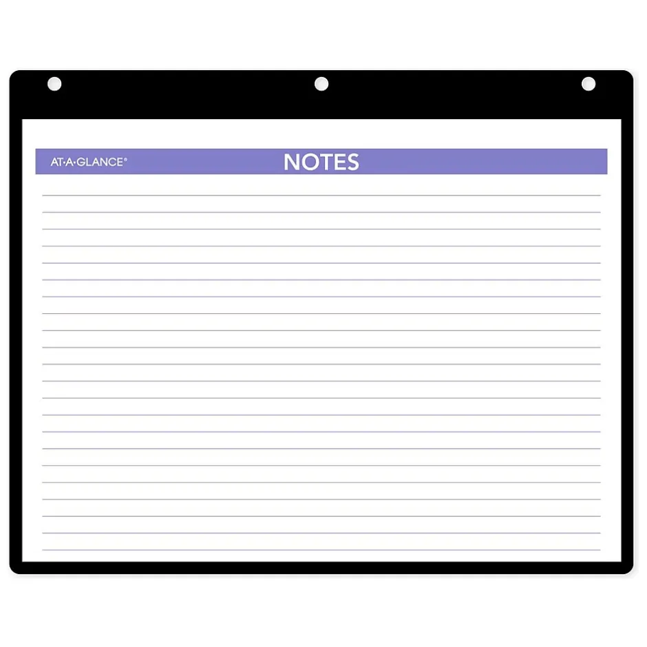 AT-A-GLANCE 2025 11" x 8" Monthly Wet-Erase Desk or Wall Calendar with Jacket, Multicolor (SK8-00-25) New