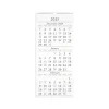 AT-A-GLANCE 2025 12" x 27" Three-Month Wall Calendar, White/Black (SW115-28-25) Best
