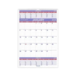 AT-A-GLANCE 2025 15.5" x 22.75" Three-Month Wall Calendar (PM6-28-25) Hot