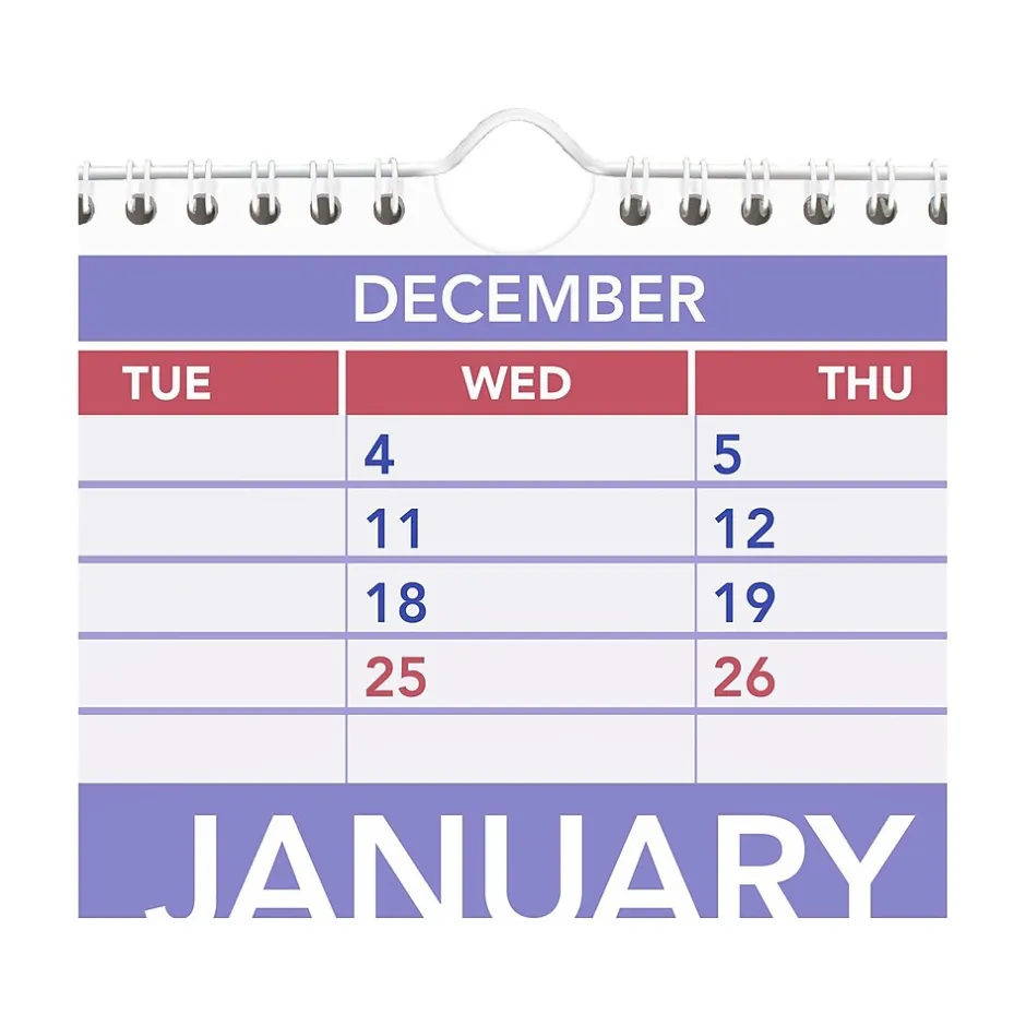 AT-A-GLANCE 2025 15.5" x 22.75" Three-Month Wall Calendar (PM6-28-25) Hot