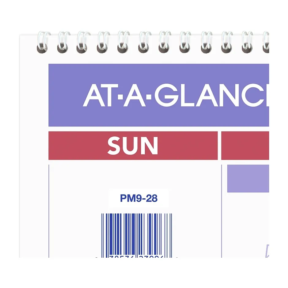 AT-A-GLANCE 2025 22" x 29" Two-Month Wall Calendar, White/Purple (PM9-28-25) New