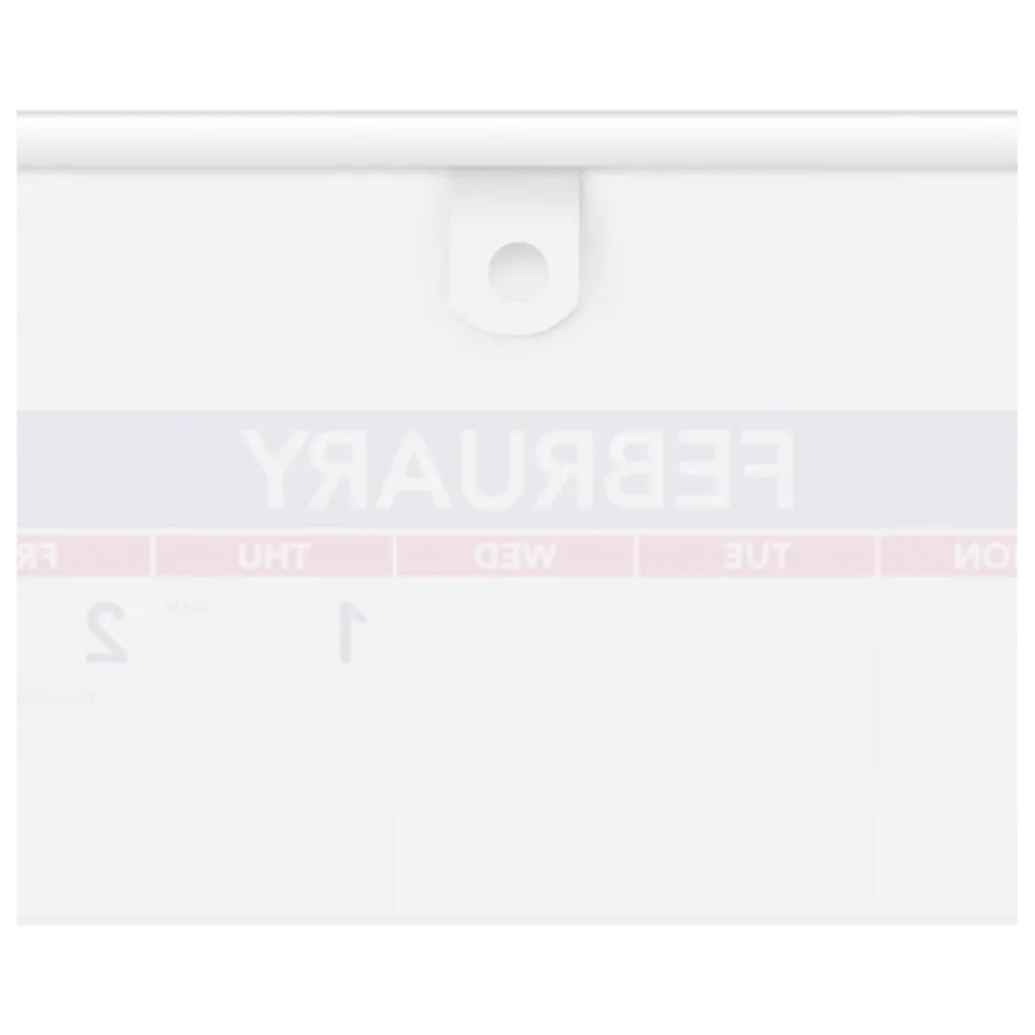 AT-A-GLANCE 2025 24" x 36" Yearly Wall Calendar, White/Purple (PM12-28-25)