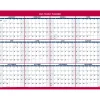 AT-A-GLANCE 2025 16" x 12" Yearly Wet-Erase Wall Calendar, Reversible, White/Red (PM330B-28-25) New