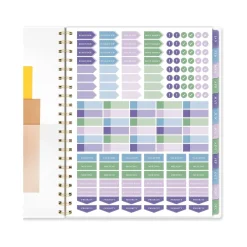 AT-A-GLANCE 2025 Badge Floral 8.5