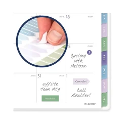 AT-A-GLANCE 2025 Badge Floral 8.5