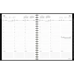 AT-A-GLANCE 2024-2025 Contemporary 8.25" x 11" Academic Weekly & Monthly Planner, Faux Leather Cover, Graphite Discount