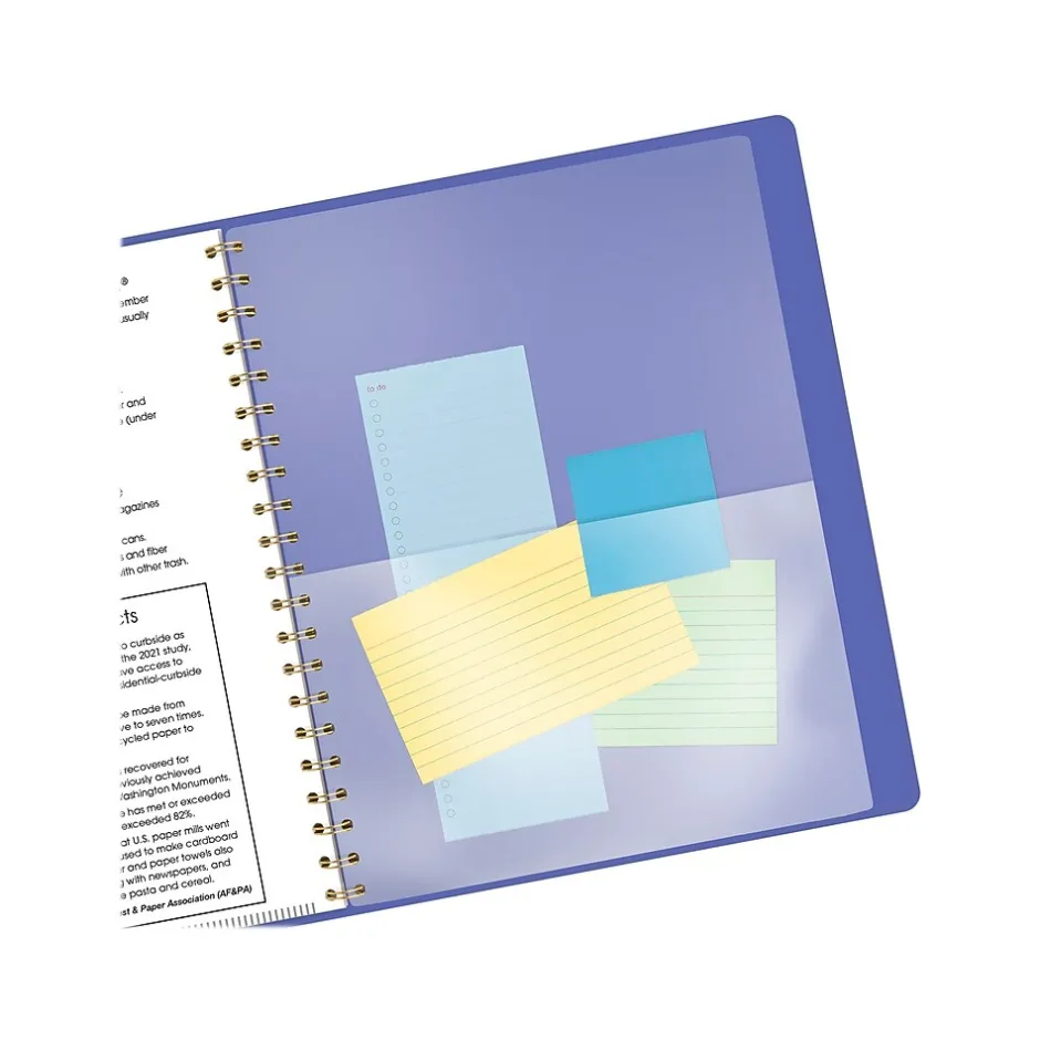 AT-A-GLANCE 2024-2025 Contemporary 8.25" x 11" Academic Weekly & Monthly Planner, Faux Leather Cover, Purple (70-957X-18-25) New