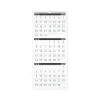 AT-A-GLANCE 2025 Contemporary 12" x 27" Three-Month Wall Calendar, White/Black (PM11X-28-25) New