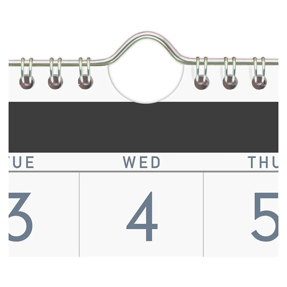 AT-A-GLANCE 2025 Contemporary 12" x 27" Three-Month Wall Calendar, White/Black (PM11X-28-25) New