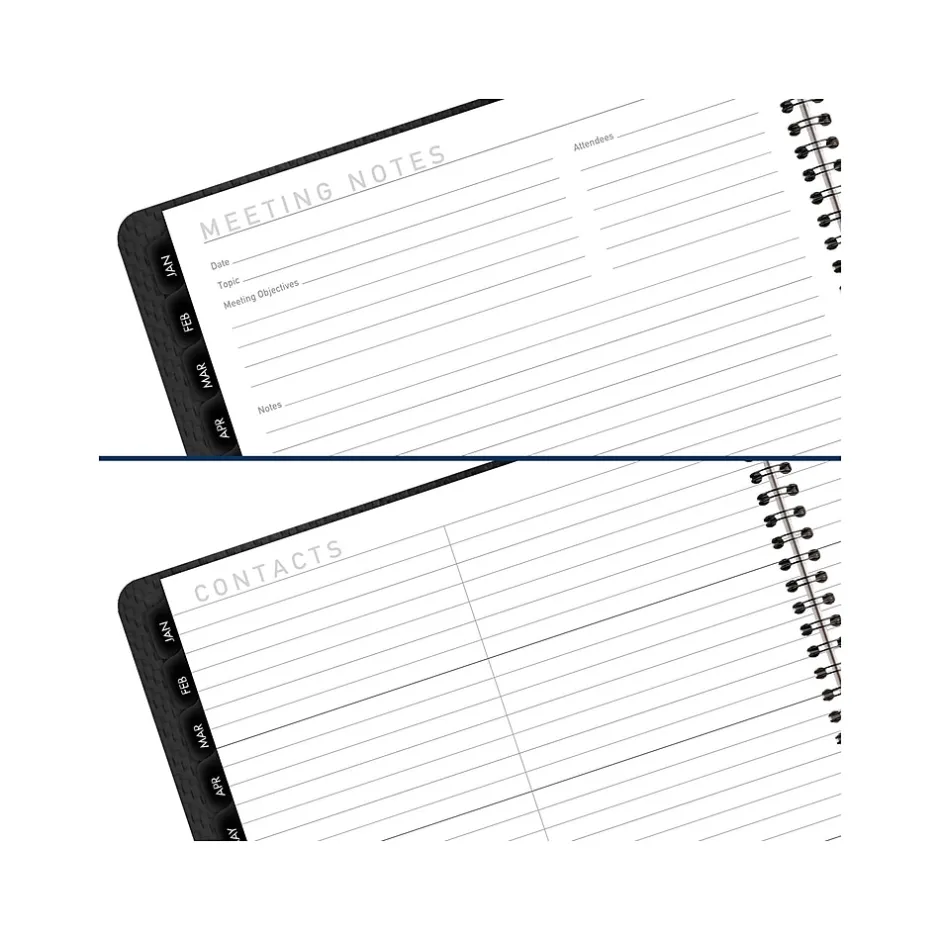 AT-A-GLANCE 2025 Contemporary 9" x 11" Monthly Planner, Faux Leather Cover, Charcoal (70-260X-45-25) Online