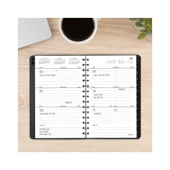 AT-A-GLANCE 2025 Contemporary 5" x 8" Weekly & Monthly Planner, Faux Leather Cover, Charcoal (70-100X-45-25) Best