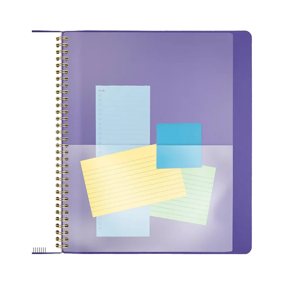 AT-A-GLANCE 2025 Contemporary 9" x 11" Monthly Planner, Faux Leather Cover, Purple (70-250X-14-25) Outlet