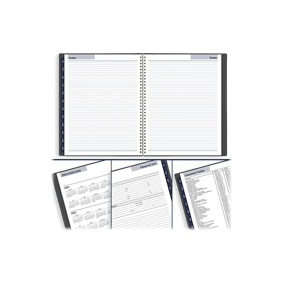 AT-A-GLANCE 2024-2025 DayMinder 8.5" x 11" Academic Weekly & Monthly Planner, Poly, Charcoal (AYC520-45-25) Discount