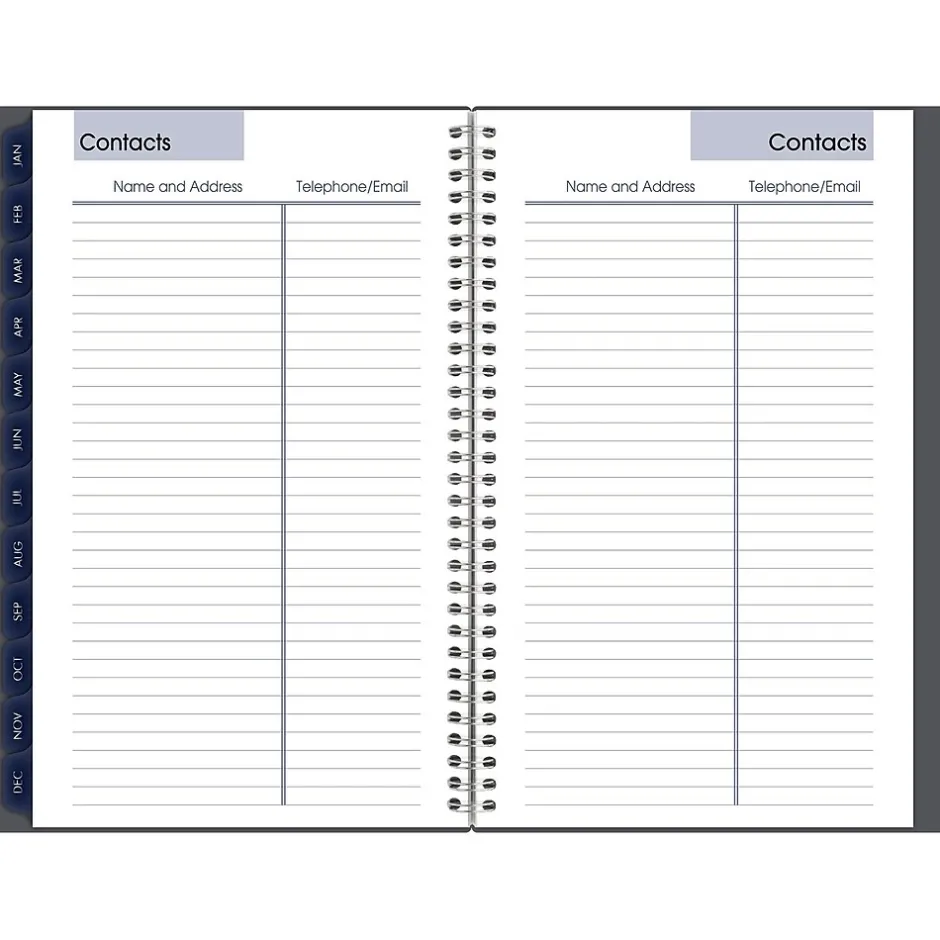AT-A-GLANCE 2025 DayMinder 5" x 8" Weekly & Monthly Planner, Plastic Cover, Gray (GC200-07-25) New