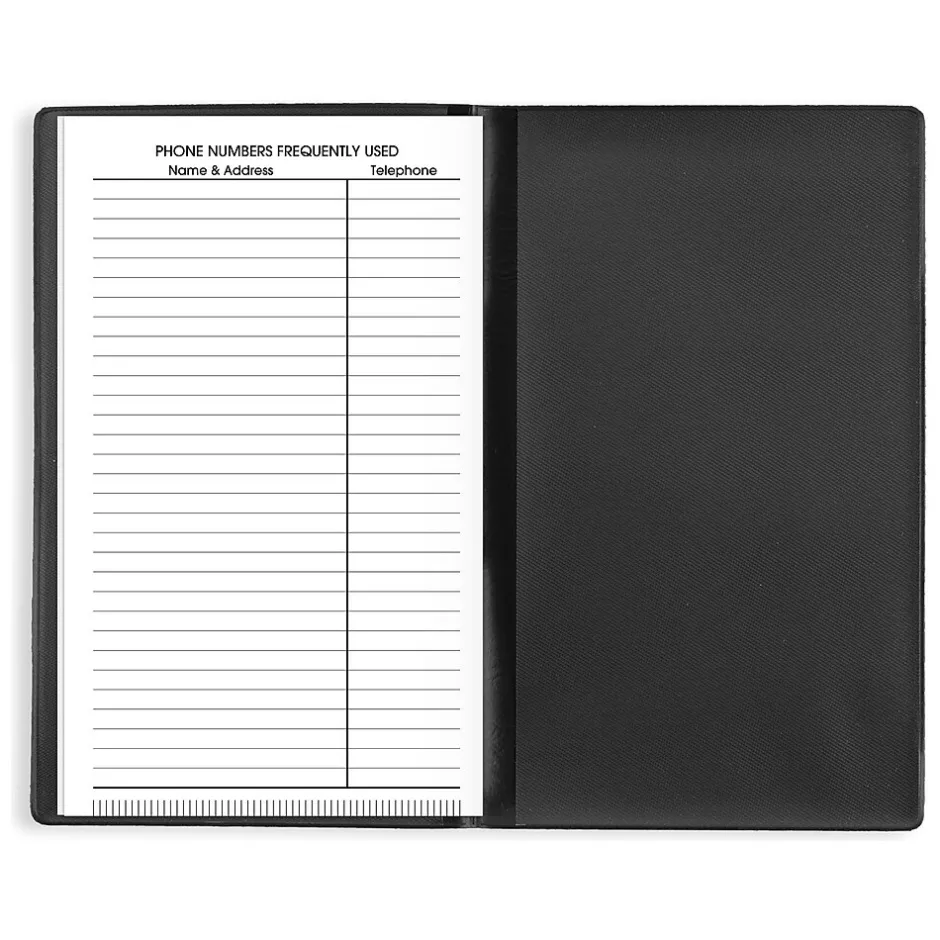 AT-A-GLANCE 2025 DayMinder 3.5" x 6" Monthly Planner, Plastic Cover, Black (SK53-00-25) Sale