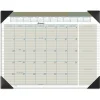 AT-A-GLANCE 2025 Executive 21.75" x 17" Monthly Desk Pad Calendar, Green/White (HT1500-25) New