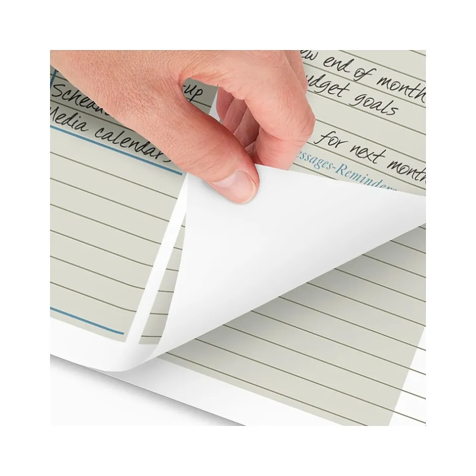 AT-A-GLANCE 2025 Executive 21.75" x 17" Monthly Desk Pad Calendar, Green/White (HT1500-25) New