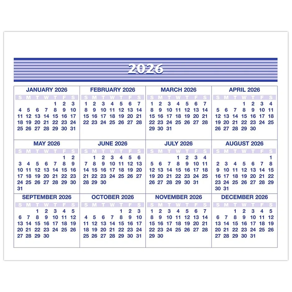 AT-A-GLANCE 2025 Flip-A-Week 7" x 5.5" Weekly Desk Calendar Refill, White/Blue (SW705X-50-25) Sale