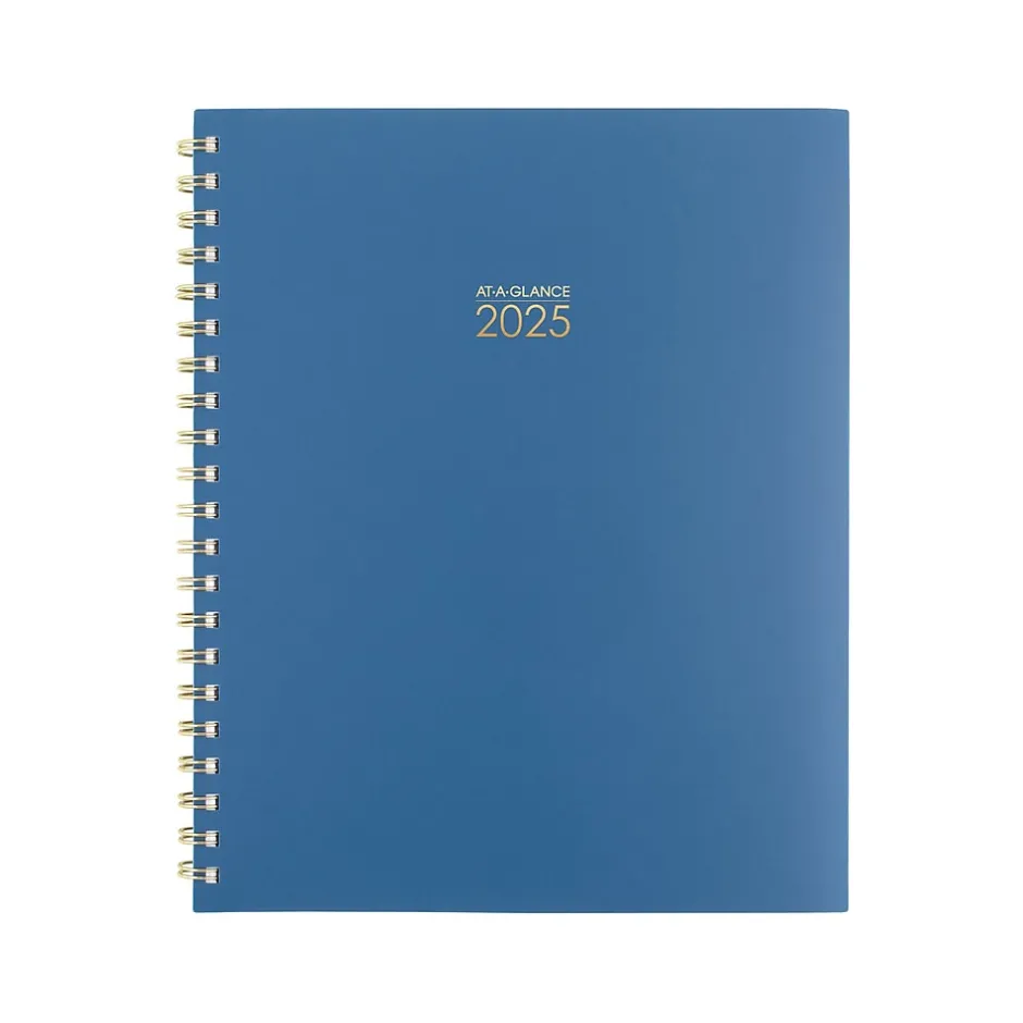 AT-A-GLANCE 2025 Harmony 8.5" x 11" Weekly & Monthly Planner, Poly Cover, Denim (1099-905-20-25) Best