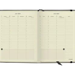AT-A-GLANCE 2024-2025 Plan. Write. Remember. 7.5" x 10" Academic Weekly & Monthly Appointment Book, Paperboard Cover, Black New
