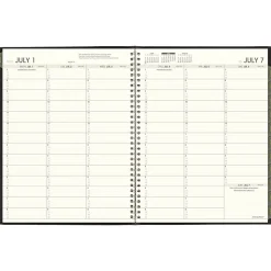 AT-A-GLANCE 2024-2025 Recycled 8.25" x 11" Academic Weekly & Monthly Appointment Book, Faux Leather Cover, Black Best