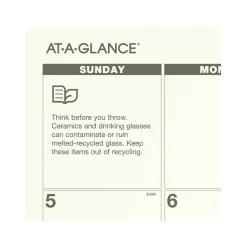 AT-A-GLANCE 2025 Recycled 21.75