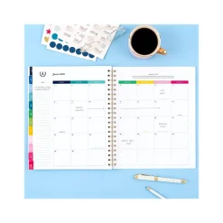 AT-A-GLANCE 2024-2025 Simplified by Emily Ley Happy Stripe 8.5