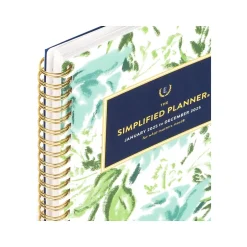 AT-A-GLANCE 2025 Simplified by Emily Ley Greenbriar Floral 5.5