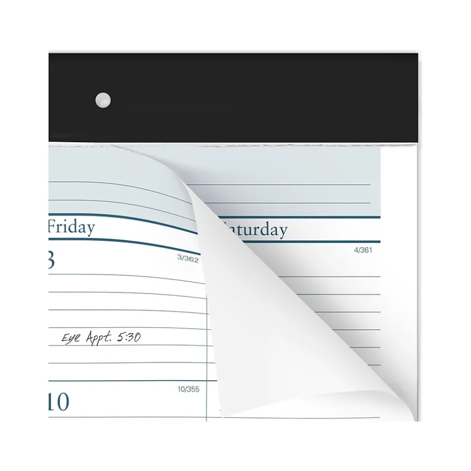 AT-A-GLANCE 2025 Success 21.75" x 17" Monthly Desk Pad Calendar, White/Blue (ST24-00-25) Clearance