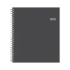 Blue Sky 2025 8" x 10" Monthly Planner, Plastic Cover, Charcoal Gray (100011-25) Discount