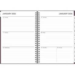 Blue Sky 2025 5.88" x 8.63" Weekly & Monthly Planner, Plastic Cover, Purple (150540) Outlet