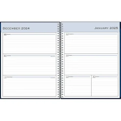 Blue Sky 2025 8.5" x 11" Weekly & Monthly Planner, Plastic Cover, Navy (148659-25) Outlet