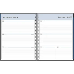 Blue Sky 2025 8.5" x 11" Weekly & Monthly Planner, Plastic Cover, Black (148339) Sale