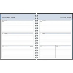 Blue Sky 2025 7" x 9" Weekly & Monthly Planner, Plastic Cover, Black (148393) Discount