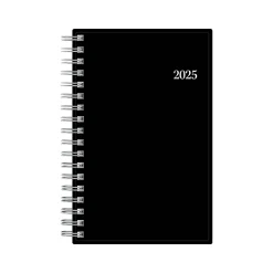 Blue Sky 2025 3.63" x 6.13" Weekly & Monthly Planner, Plastic Cover, Black (148363) Online