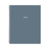 Blue Sky 2025 8.5" x 11" Weekly & Monthly Planner, Plastic Cover, Steel Blue (148317)