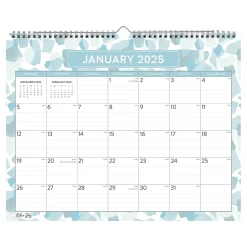 Blue Sky 2025 Amitza Blue 15" x 12" Monthly Wall Calendar, Blue/White (148772-25) New