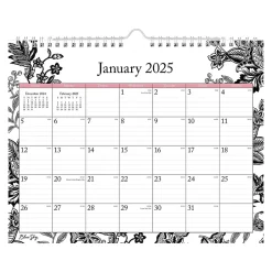 Blue Sky 2025 Analeis 11" x 8.75" Monthly Wall Calendar, White/Black (100028-25) New