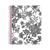 Blue Sky 2025 Analeis 8" x 10" Monthly Planner, Plastic Cover, White/Black (100004-25)