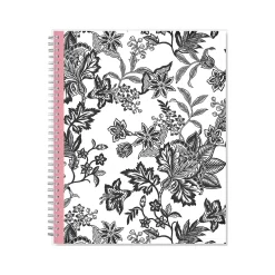 Blue Sky 2025 Analeis 8.5" x 11" Weekly & Monthly Planner, Plastic Cover, White/Black (100001-25) Clearance