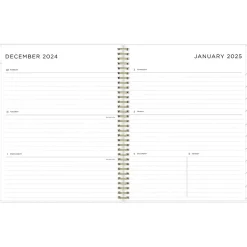 Blue Sky 2025 Ashley G Marble Purple 8.5" x 11" Weekly & Monthly Planner, Plastic Cover, Multicolor (148249) Clearance