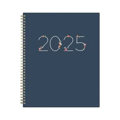 Blue Sky 2025 Ashlyn Navy 8.5" x 11" Weekly & Monthly Planner, Plastic Cover, Multicolor (143957-25) New