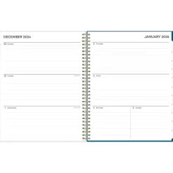 Blue Sky 2025 Bakah Blue 8.5" x 11" Weekly & Monthly Planner, Plastic Cover, White/Blue (137261-25) Sale